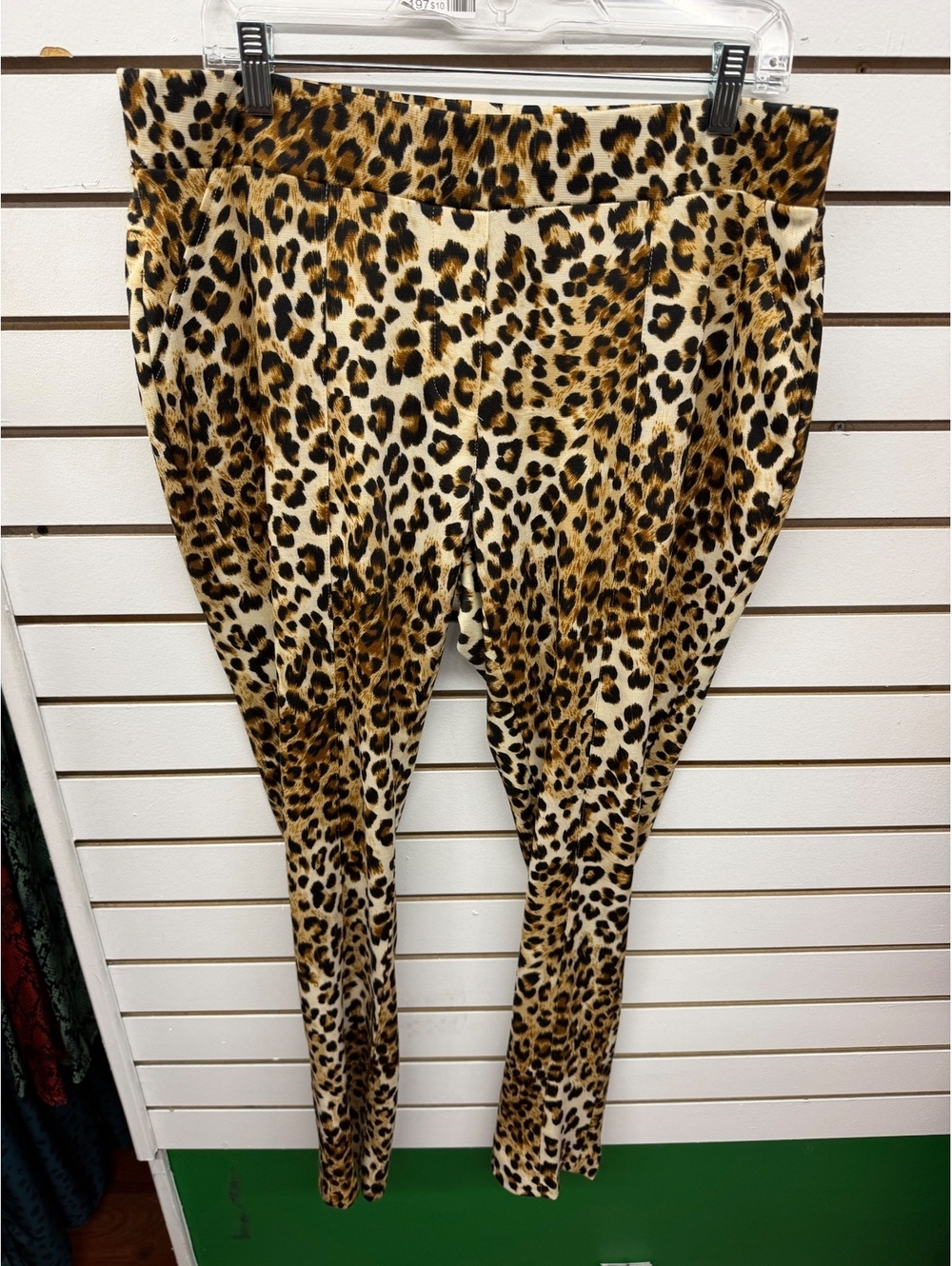 Ashley Stewart Leopard Print Skinny Pants Women’s 18/20 Pull-On Stretch